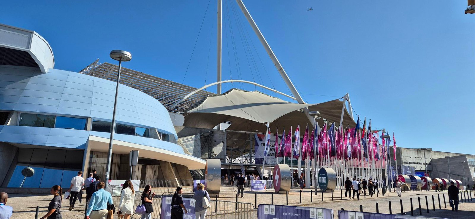 Entrance to SBC Summit Lisbon 2025 at Feira Internacional de Lisboa”