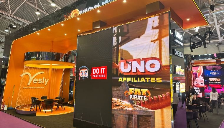 Lemur Partners meeting UNO Affiliates at SiGMA Europe 2025, discussing innovation and partnership opportunities.